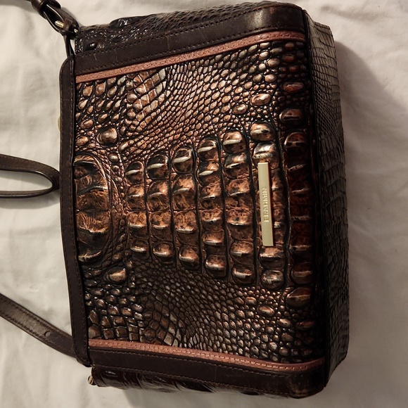 Brahmin Carrie Crossbody- Plum - Picture 3 of 15